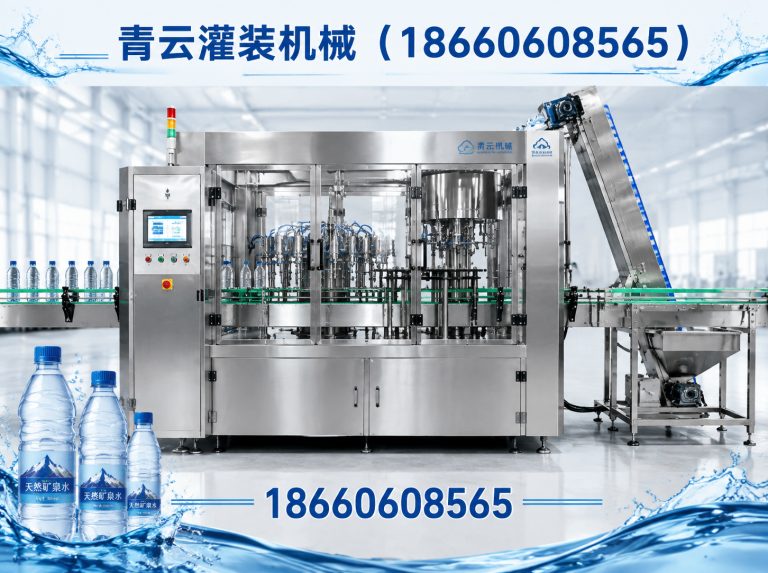 山东矿泉水灌装机展示图